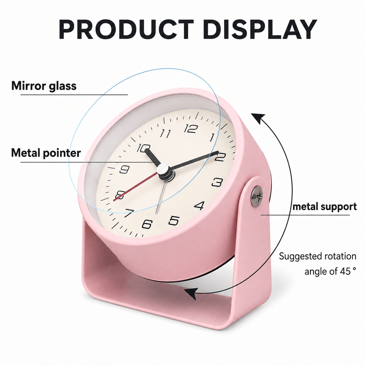 Royal Opera Alarm Clock Analogue Silent