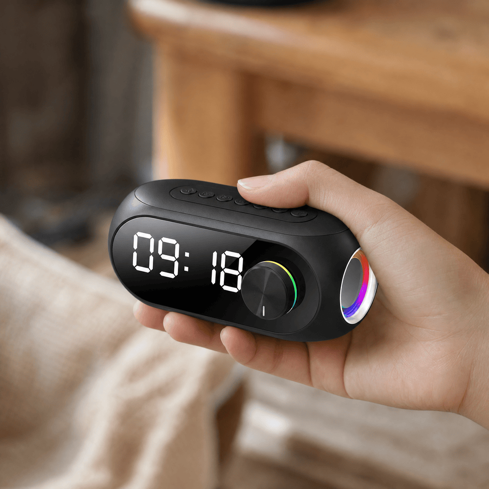 Royal Opera Alarm Clock Bluetooth Speaker Digital Display