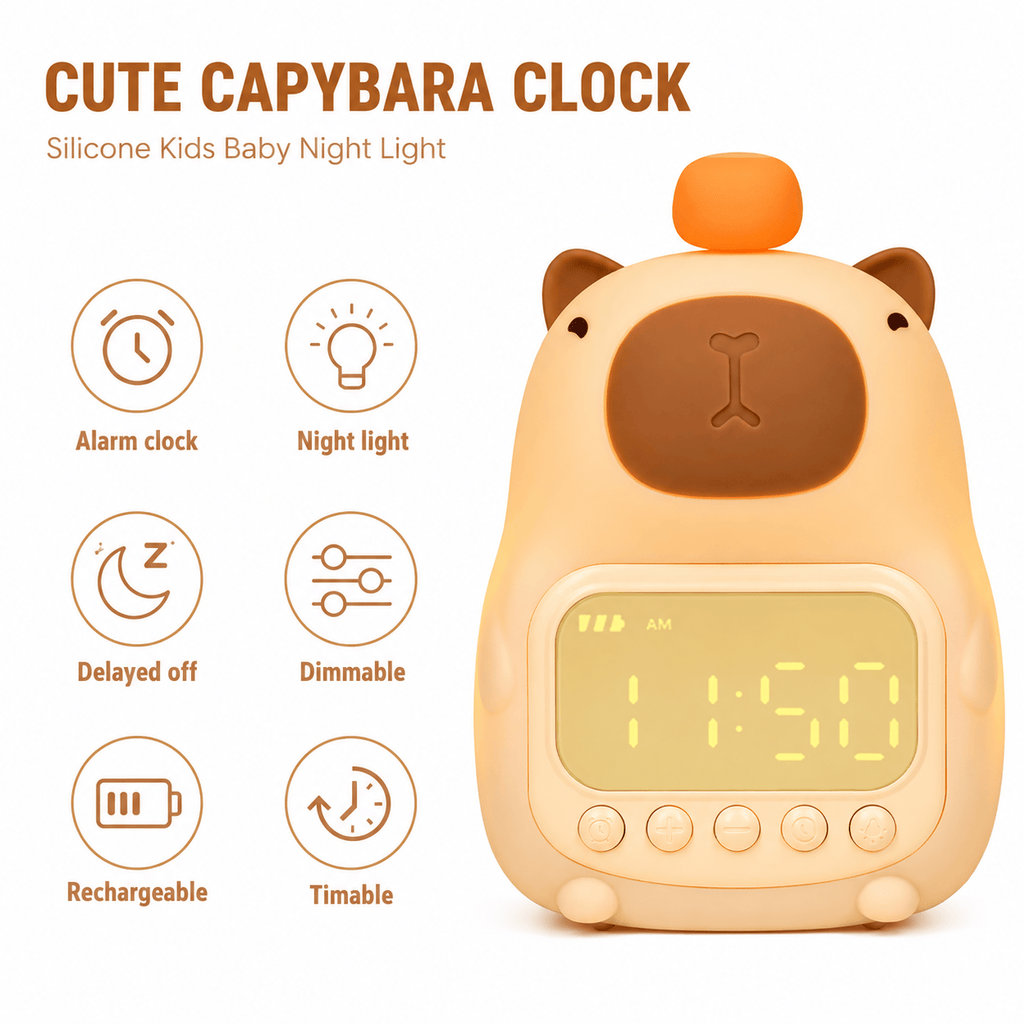 Royal Opera Alarm Clock Capybara Digital Snooze