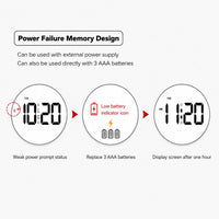 Royal Opera Alarm Clock Large Digital Display Snooze