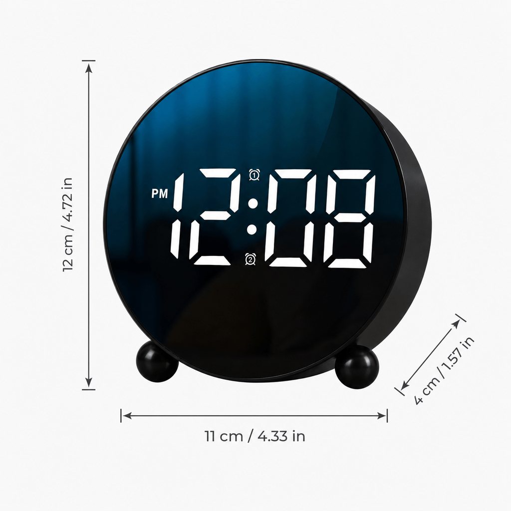 Royal Opera Alarm Clock Large Digital Display Snooze