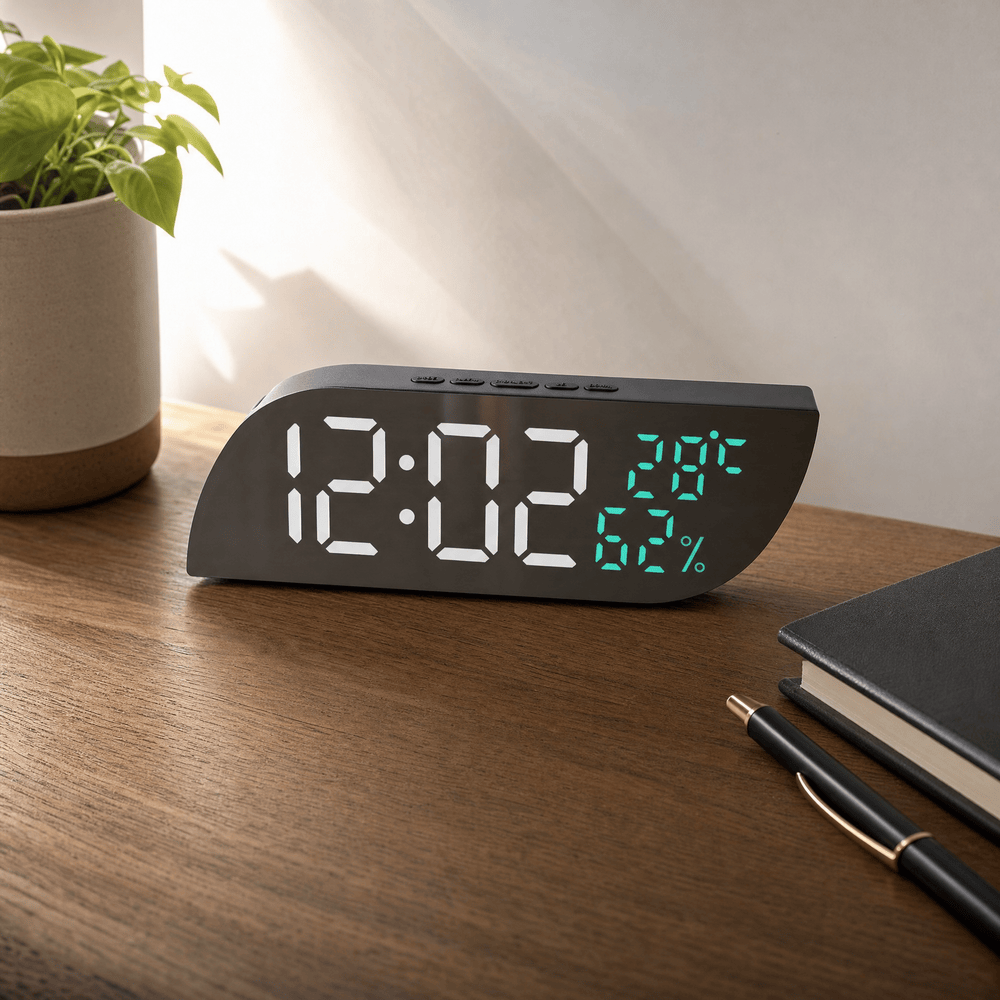 Royal Opera Alarm Clock Temperature Humidity