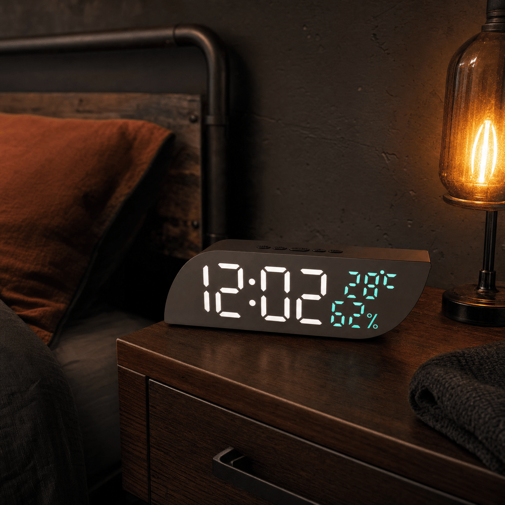 Royal Opera Alarm Clock Temperature Humidity