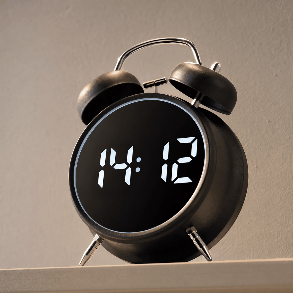 Royal Opera Alarm Clock Twin Bell Digital Display
