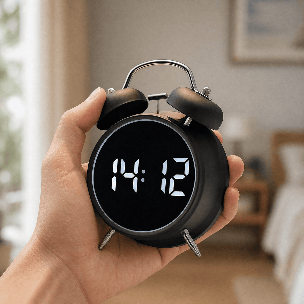 Royal Opera Alarm Clock Twin Bell Digital Display