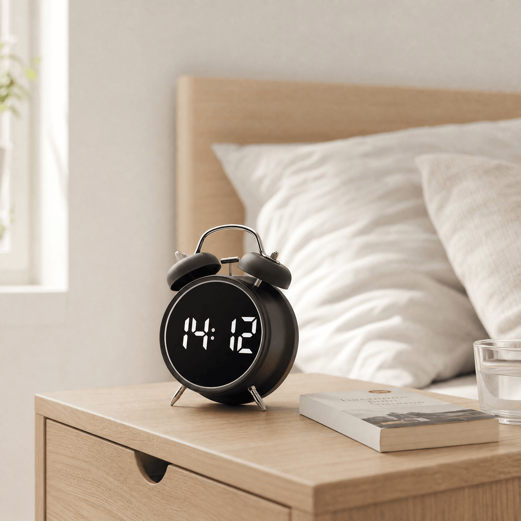 Royal Opera Alarm Clock Twin Bell Digital Display