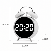 Royal Opera Alarm Clock Twin Bell Digital Display