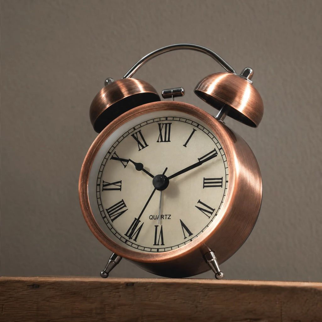 Royal Opera Alarm Clock Twin Bell Roman Numerals