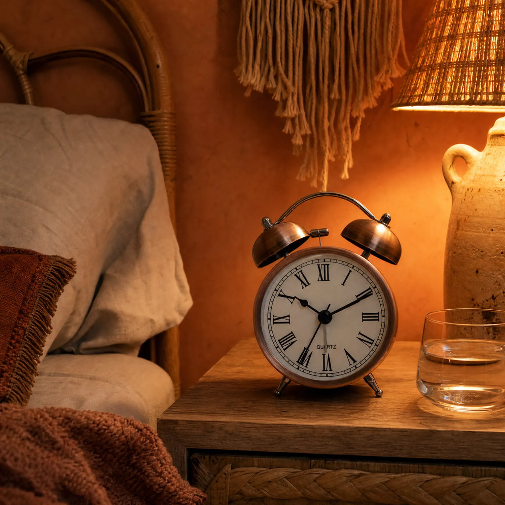 Royal Opera Alarm Clock Twin Bell Roman Numerals