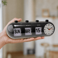 Royal Opera Alarm Clock Vintage Flip Calendar