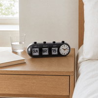 Royal Opera Alarm Clock Vintage Flip Calendar