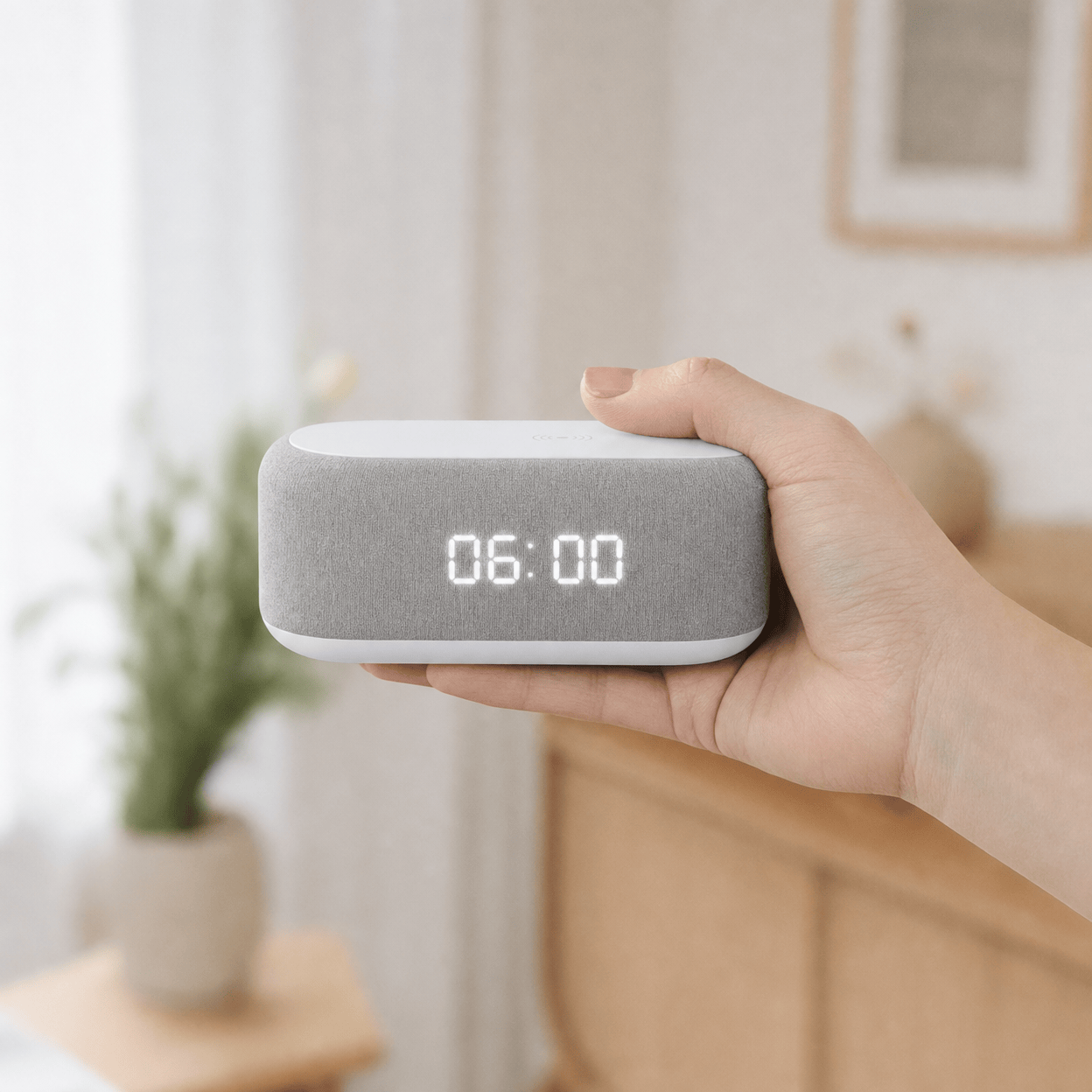 Royal Opera Alarm Clock Wireless Charging Digital Display