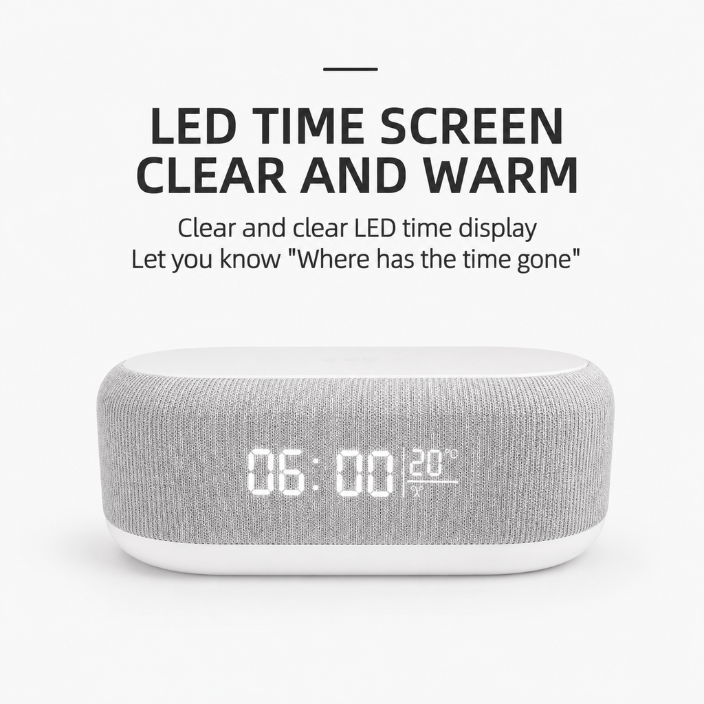 Royal Opera Alarm Clock Wireless Charging Digital Display