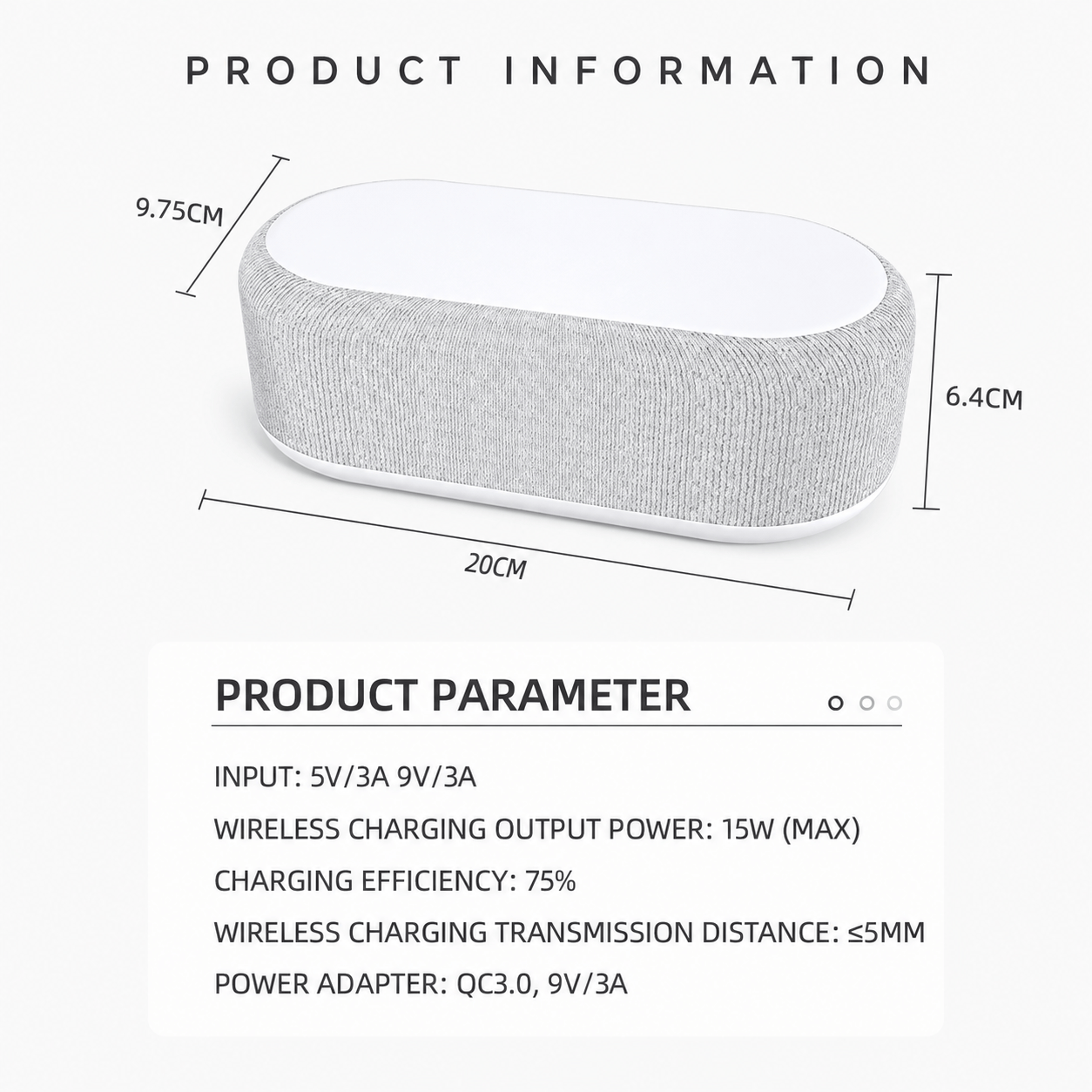 Royal Opera Alarm Clock Wireless Charging Digital Display
