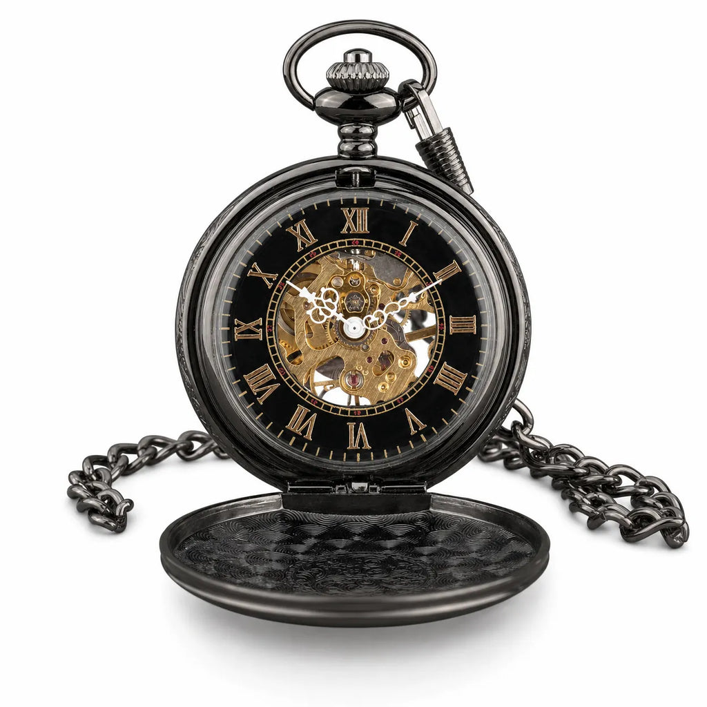 Royal Opera Antique Hunter Pocket Watch For Men