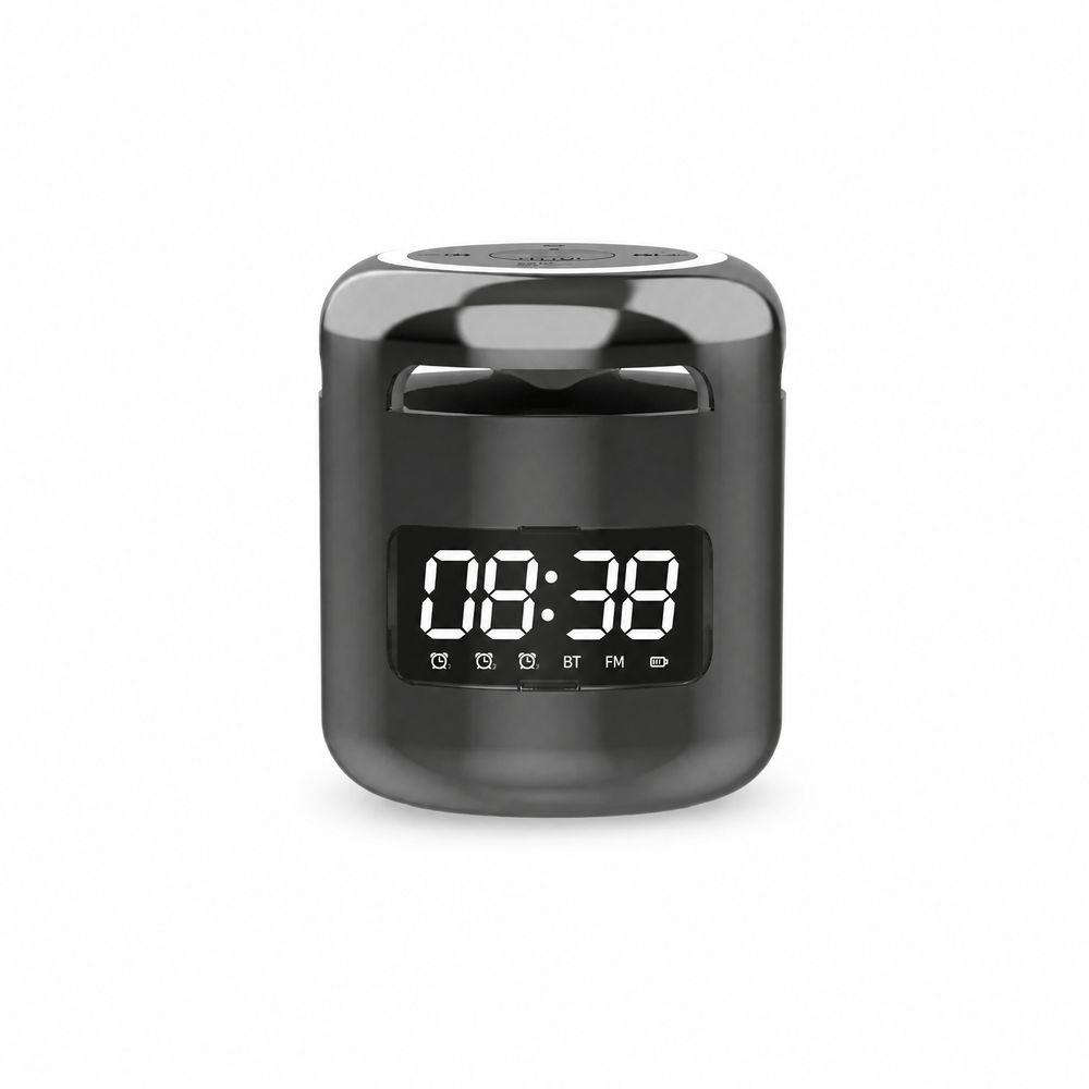 Royal Opera Black Alarm Clock Digital FM Radio