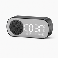 Royal Opera Black Alarm Clock FM Radio Bedroom Snooze