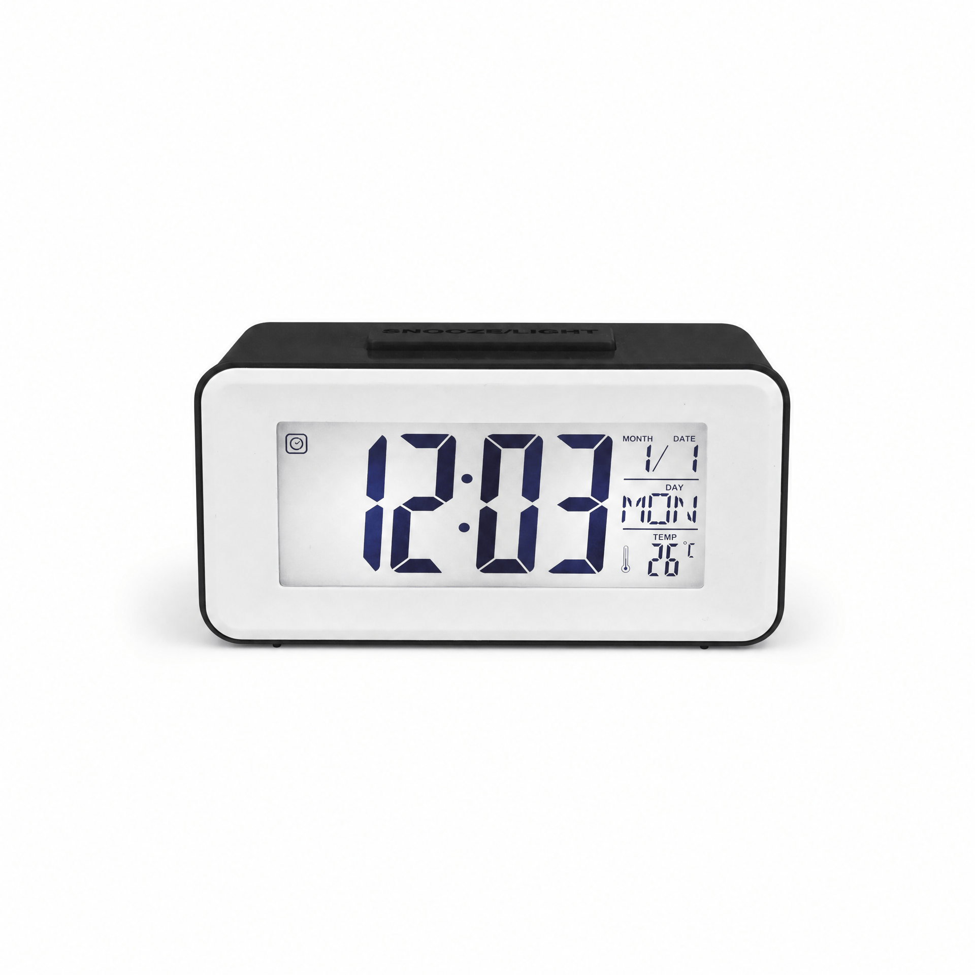 Royal Opera Black Alarm Clock Travel Snooze