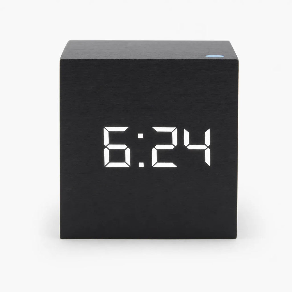 Royal Opera Black Digital Alarm Clock USB Charging Snooze