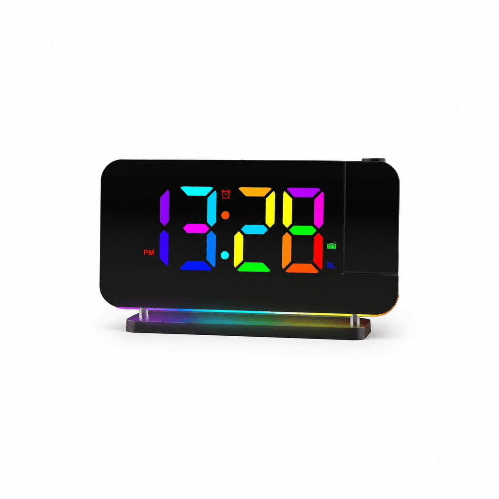 Royal Opera Black Kids Alarm Clock Projector Radio