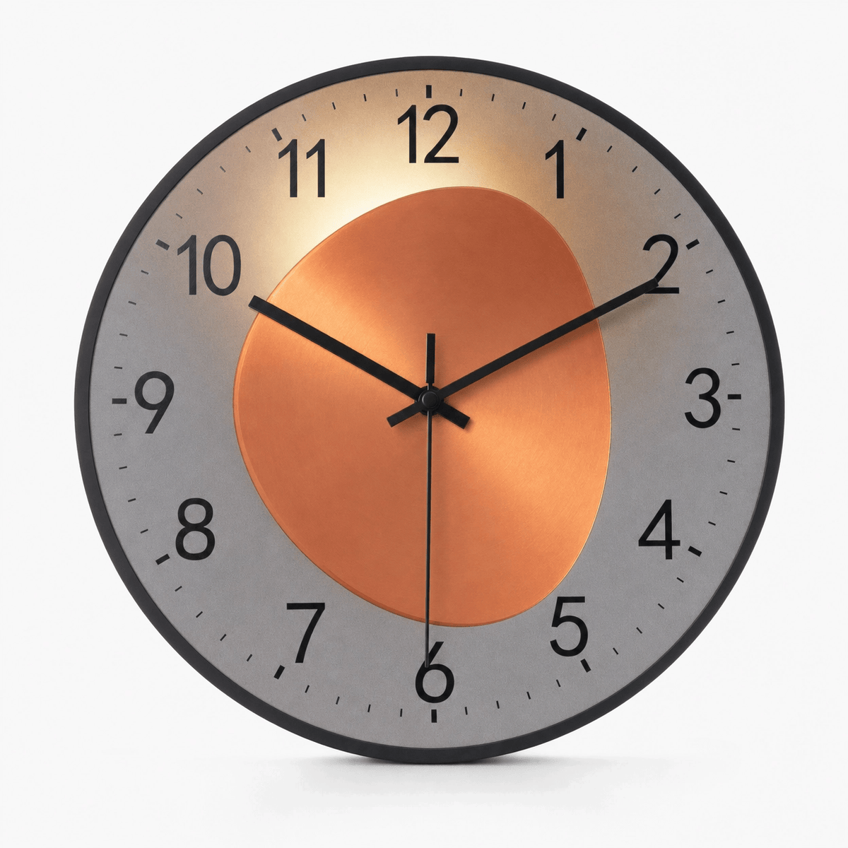 Royal Opera Black Modern Kitchen Wall Clock Silent Movement