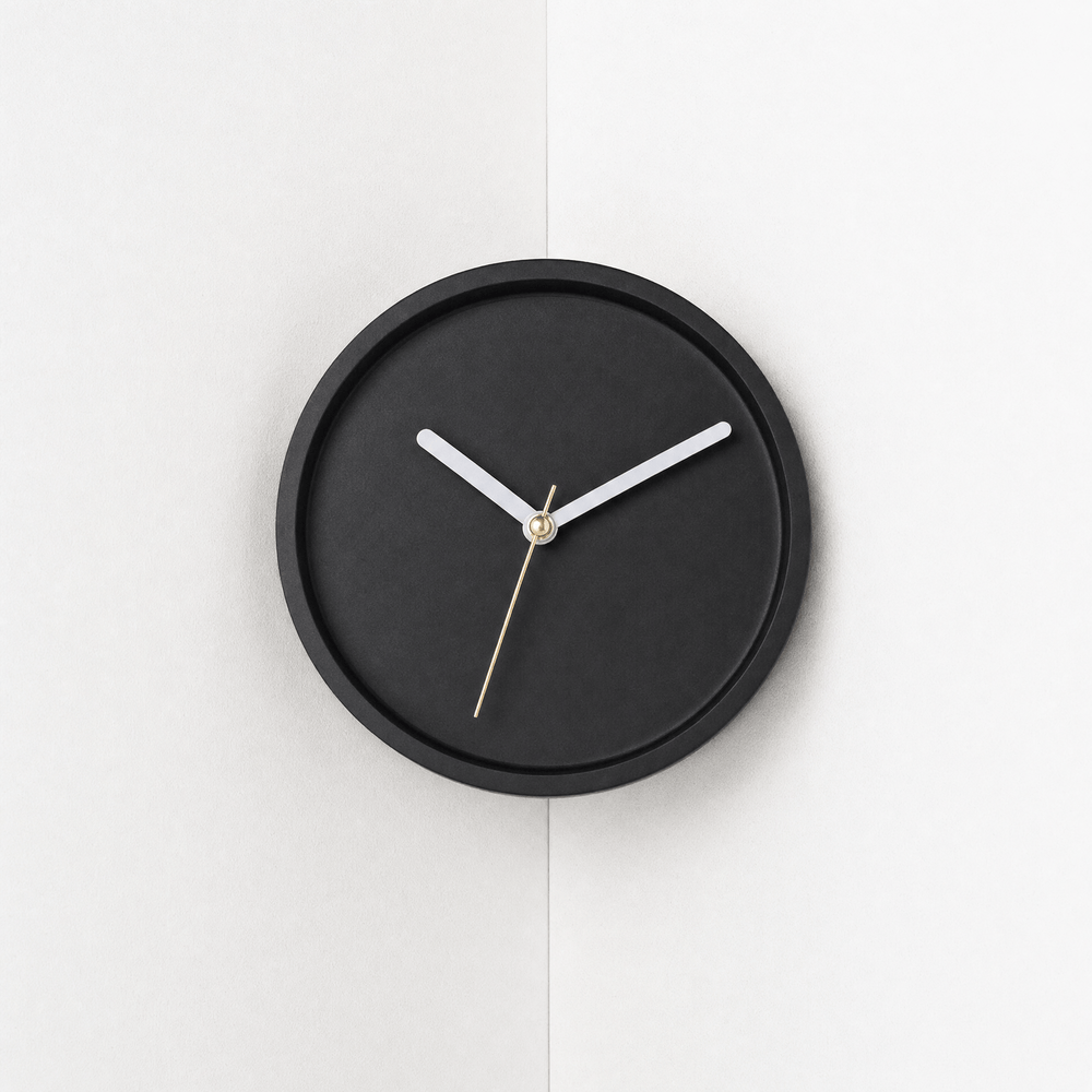 Royal Opera Black Round Silent Wall Clock