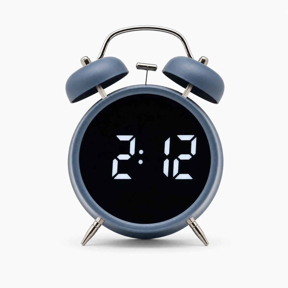 Royal Opera Blue Alarm Clock Twin Bell Digital Display