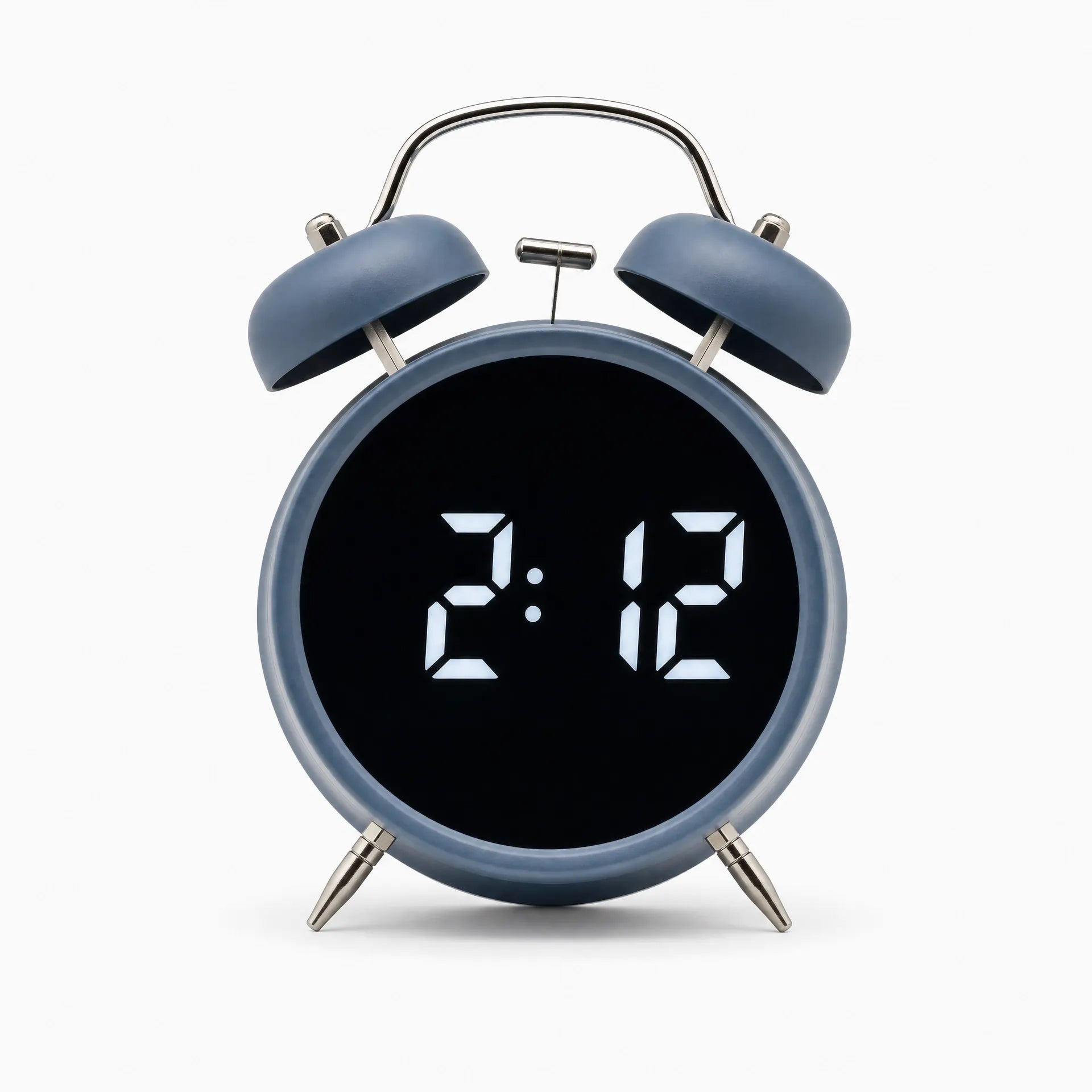 Royal Opera Blue Alarm Clock Twin Bell Digital Display