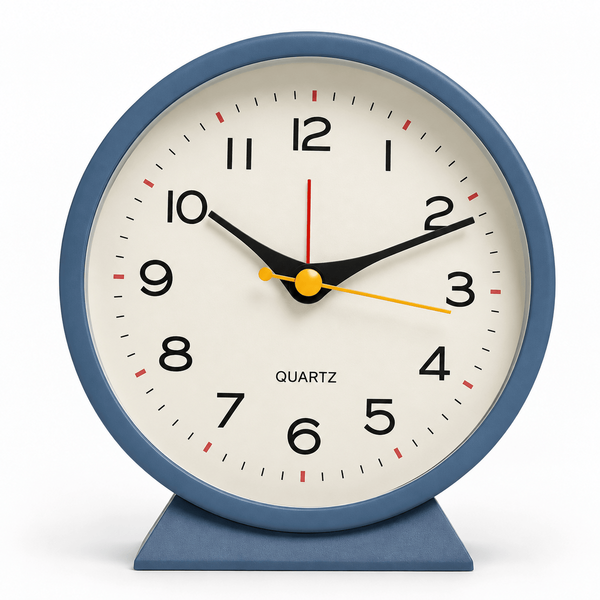 Royal Opera Blue Classic Twin Bell Silent Alarm Clock