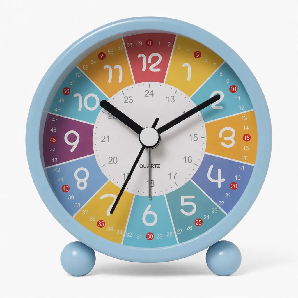 Royal Opera Blue Kids Alarm Clock Educational Learning Time