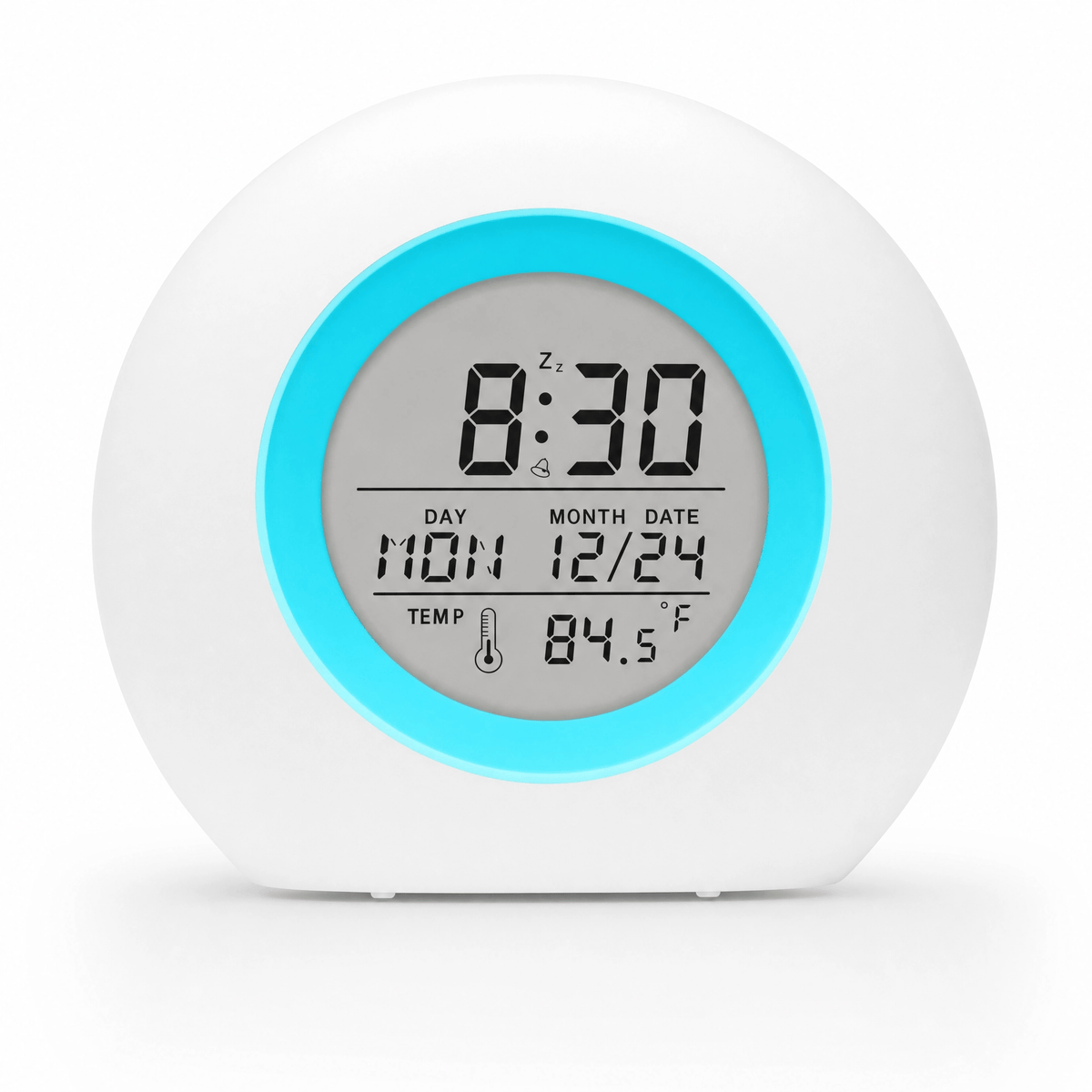 Royal Opera Blue Kids Alarm Clock Multifunction Digital