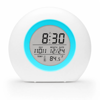 Royal Opera Blue Kids Alarm Clock Multifunction Digital