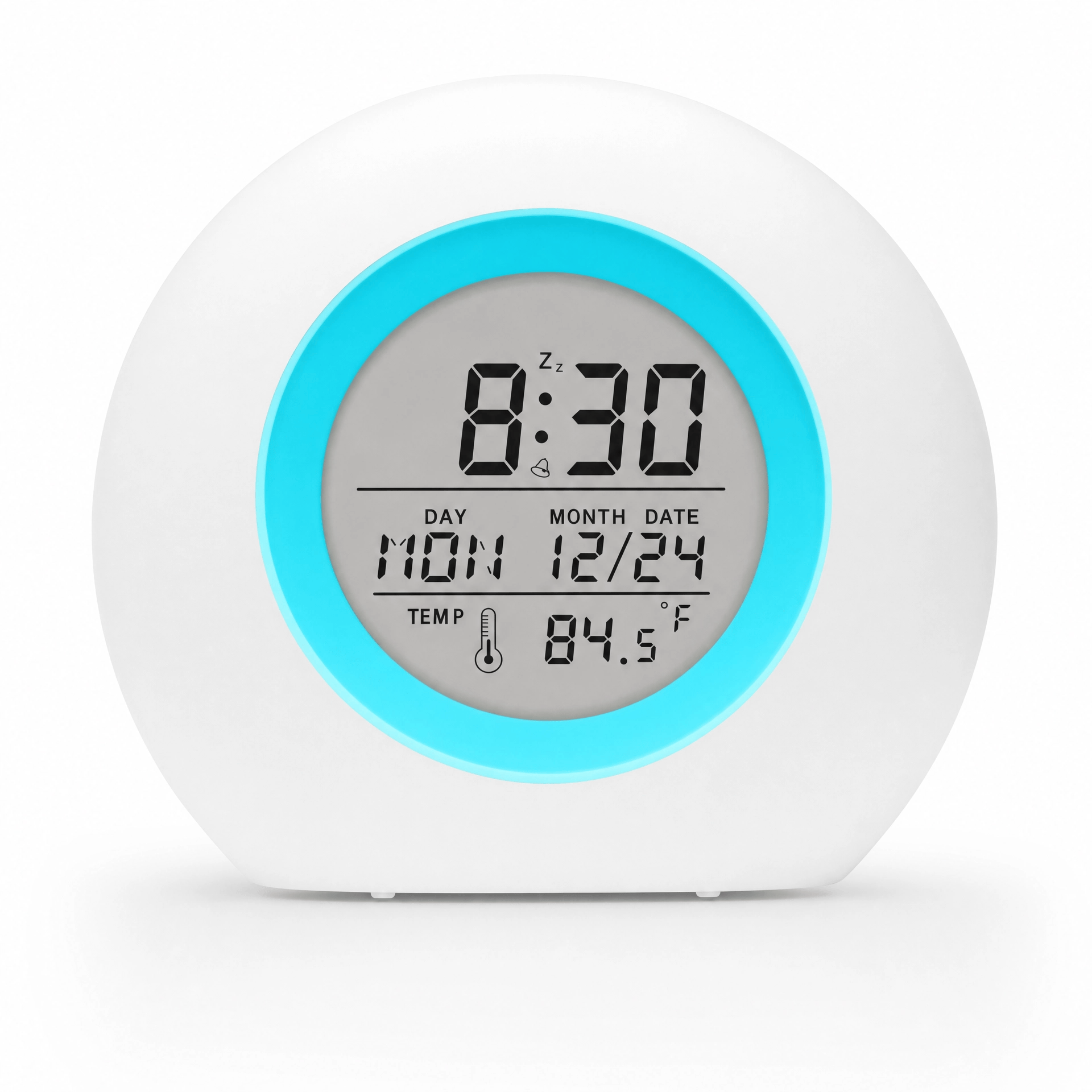 Royal Opera Blue Kids Alarm Clock Multifunction Digital