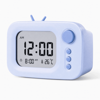 Royal Opera Blue Kids Alarm Clock Retro TV Shape
