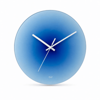 Royal Opera Blue Minimalist Scandinavian Wall Clock Silent