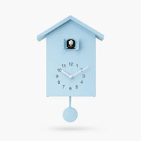 Royal Opera Blue Modern Cuckoo Clock Silent Movement