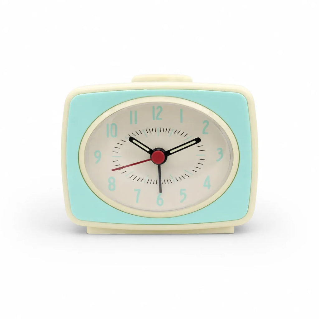 Royal Opera Blue Retro Analog Alarm Clock