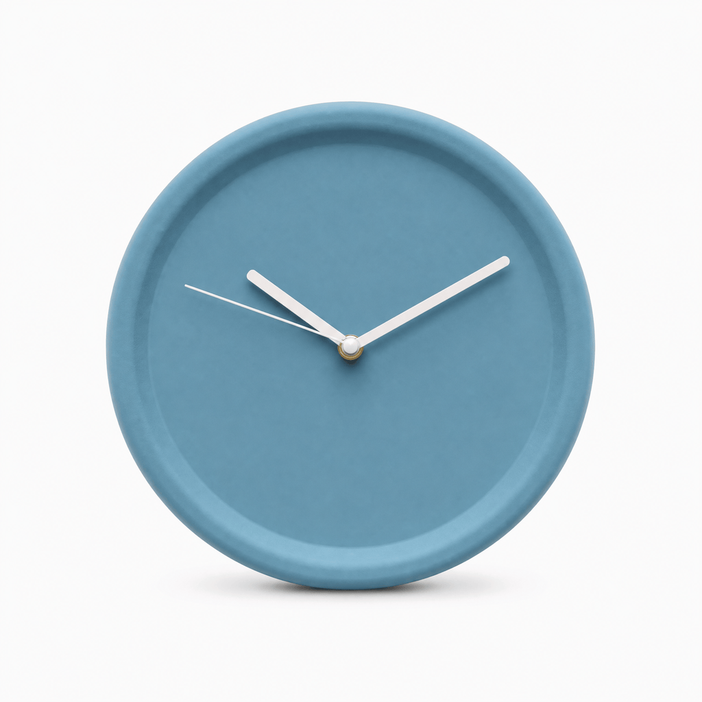 Royal Opera Blue Round Silent Wall Clock