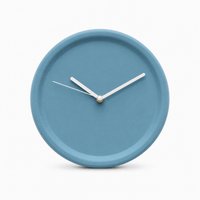 Royal Opera Blue Round Silent Wall Clock