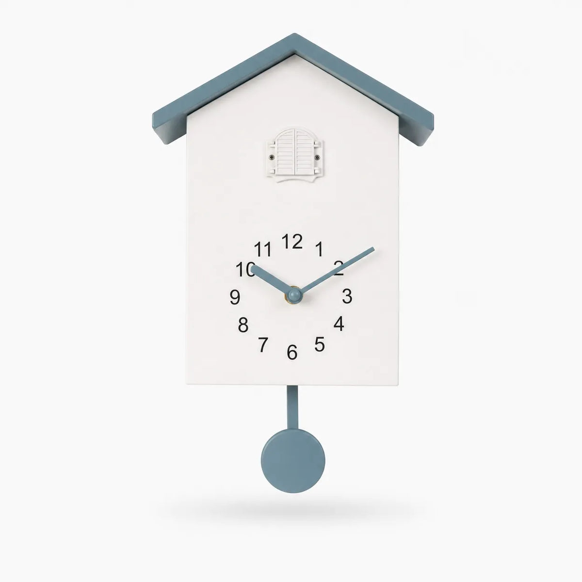 Royal Opera Blue & White Modern Cuckoo Clock Silent Movement