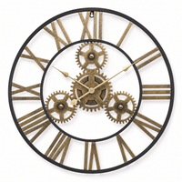 Royal Opera Bronze / 30 cm Wall Clock Steampunk Exposed Gears