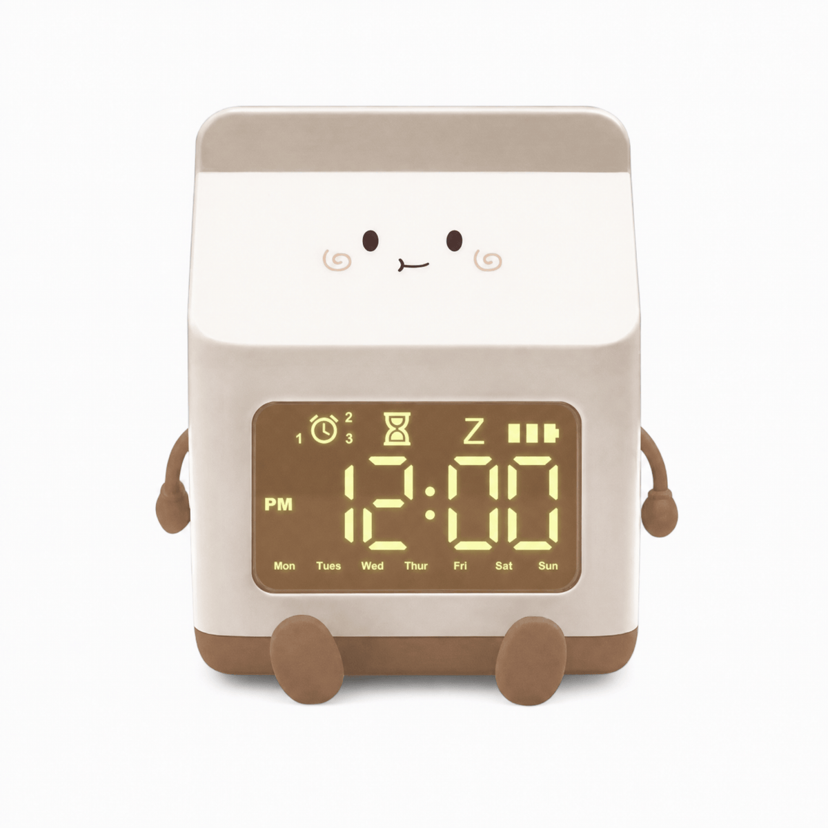 Royal Opera Brown Kids Alarm Clock Wake Up Light