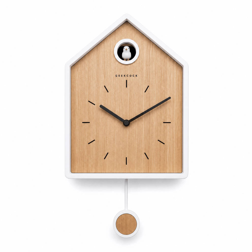 Royal Opera Brown Modern Minimalist Cuckoo Clock