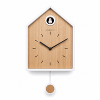 Royal Opera Brown Modern Minimalist Cuckoo Clock