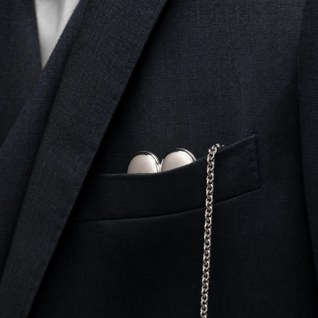 Royal Opera Classic Quartz Pocket Watch Chain