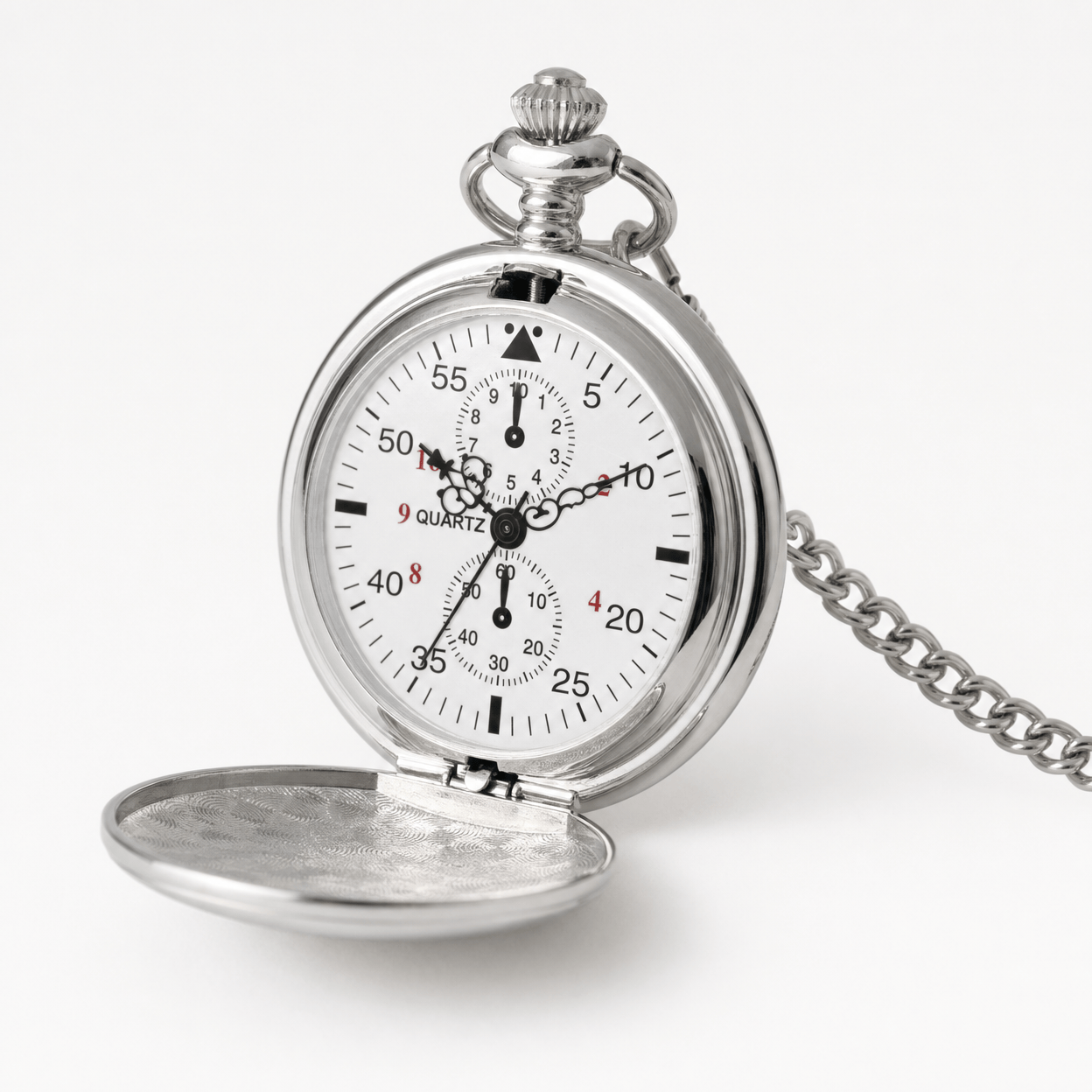 Royal Opera Classic Quartz Pocket Watch Chain