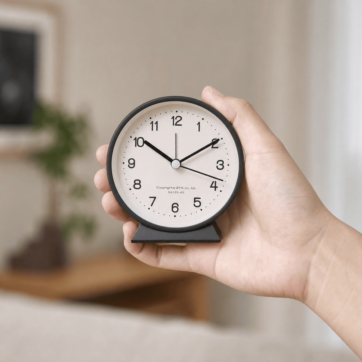 Royal Opera Classic Twin Bell Silent Alarm Clock