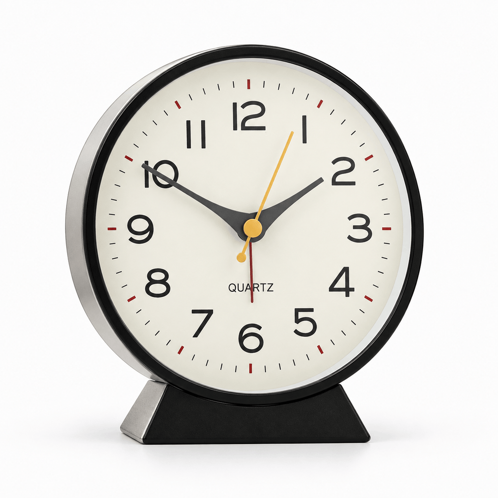 Royal Opera Classic Twin Bell Silent Alarm Clock