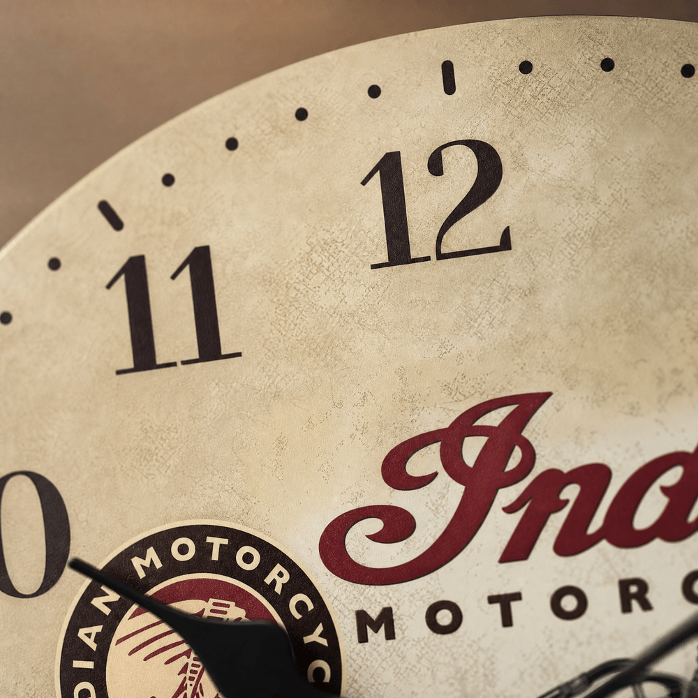 Royal Opera Clock Retro Wall Vintage Motorcycle