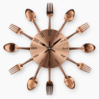 Royal Opera Copper Modern Kitchen Clock Silent Movement